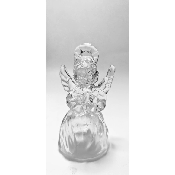 Vintage Mikasa Germany Crystal Angel Christmas Ornament Figurine Heavenly Music - Picture 1 of 6